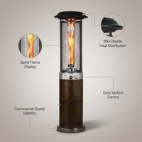 Propane Patio Heater Commercial Outdoor Gas Heater for Patio — infographic